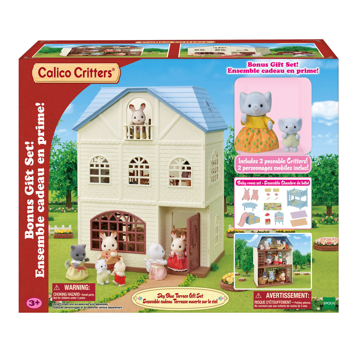 Calico Critters: Sky Blue Terrace Gift Set