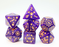 Shooting Stars: Xenon Poly 7 Dice Set