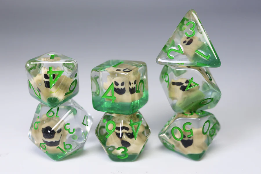 Haunted Tree Poly 7 Dice Set