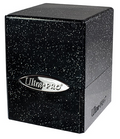 Deck Box: Satin Cube Glitter Black