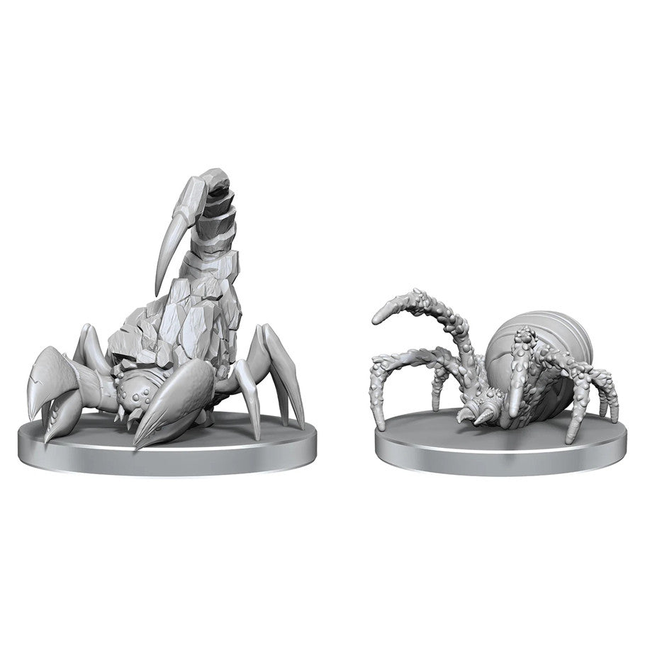 Pathfinder Minis: W26 Cave Scorpion & Hunting Spider