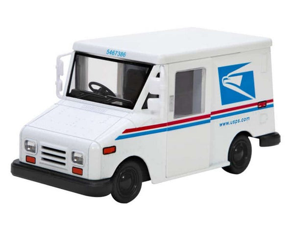 Pull-Back Die Cast Mail Truck
