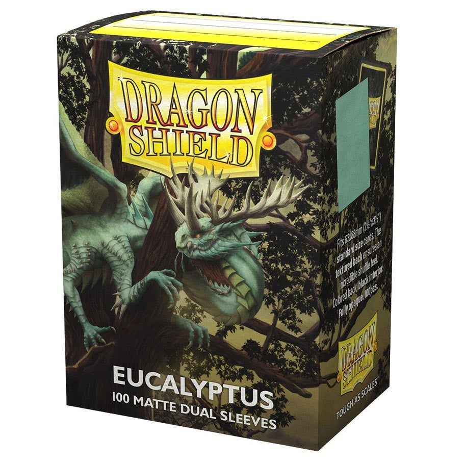 Card Sleeves: Dragon Shield: 100ct Dual Matte Eucalyptus