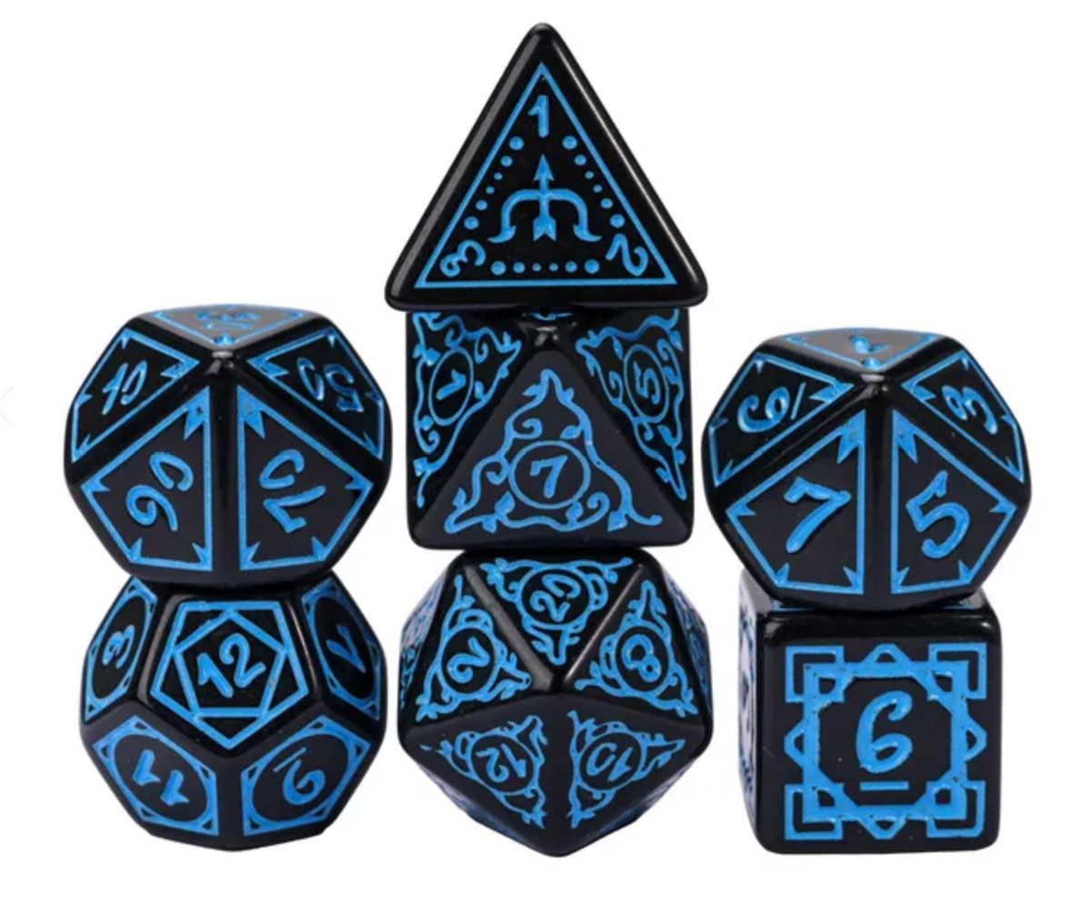 Cryptic Knots Ocean Poly 7 Dice Set