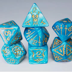 Queen's Armory: Aquatic - 25mm RPG Dice Set