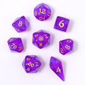 Wyrmforged Rollers - Hex Appeal Rounded Poly 7 Dice Set