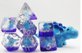 Blue Stegasaurus Poly 7 Dice Set