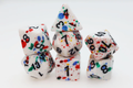 Paint Splatter Poly 7 Dice