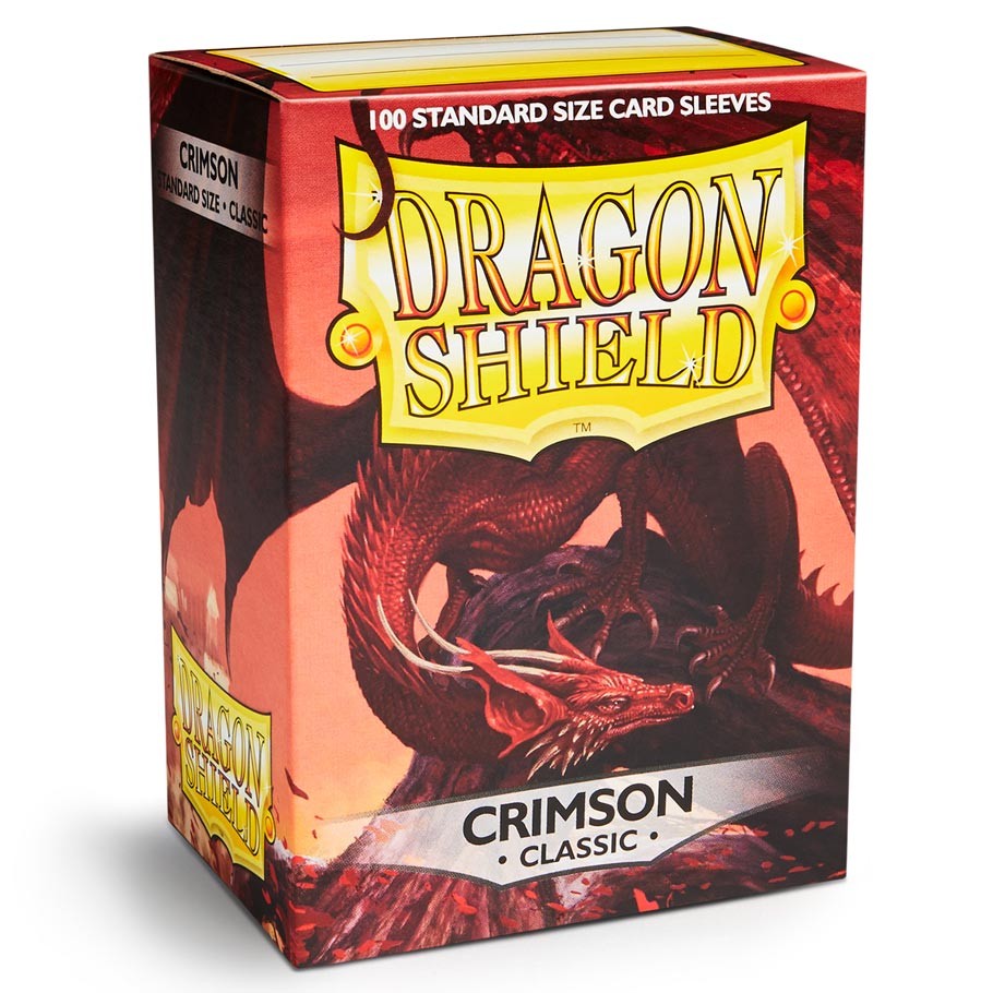 Card Sleeves: Dragon Shields: (100) Classic Crimson