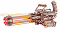 Rotating Barrel Machine Gun with Light DIY Kit