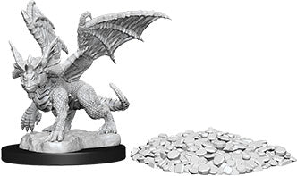 D&D Minis: W10 Blue Dragon Wyrmling