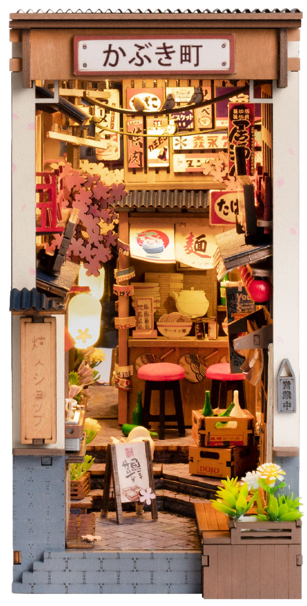 DIY Miniature House Kit: Sakura Wine Alley