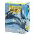 Card Sleeves: Dragon Shield: Dual Matte: Sky Blue & Silver (100)