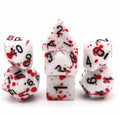Blood Spatter Poly 7 Dice Set