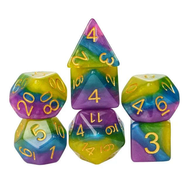 Rocky Candy Poly 7 Dice Set
