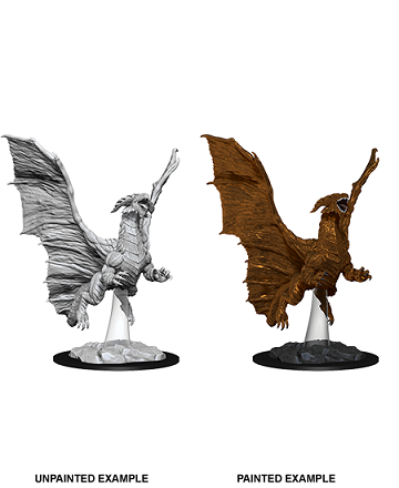 D&D Minis: W8 Young Copper Dragon