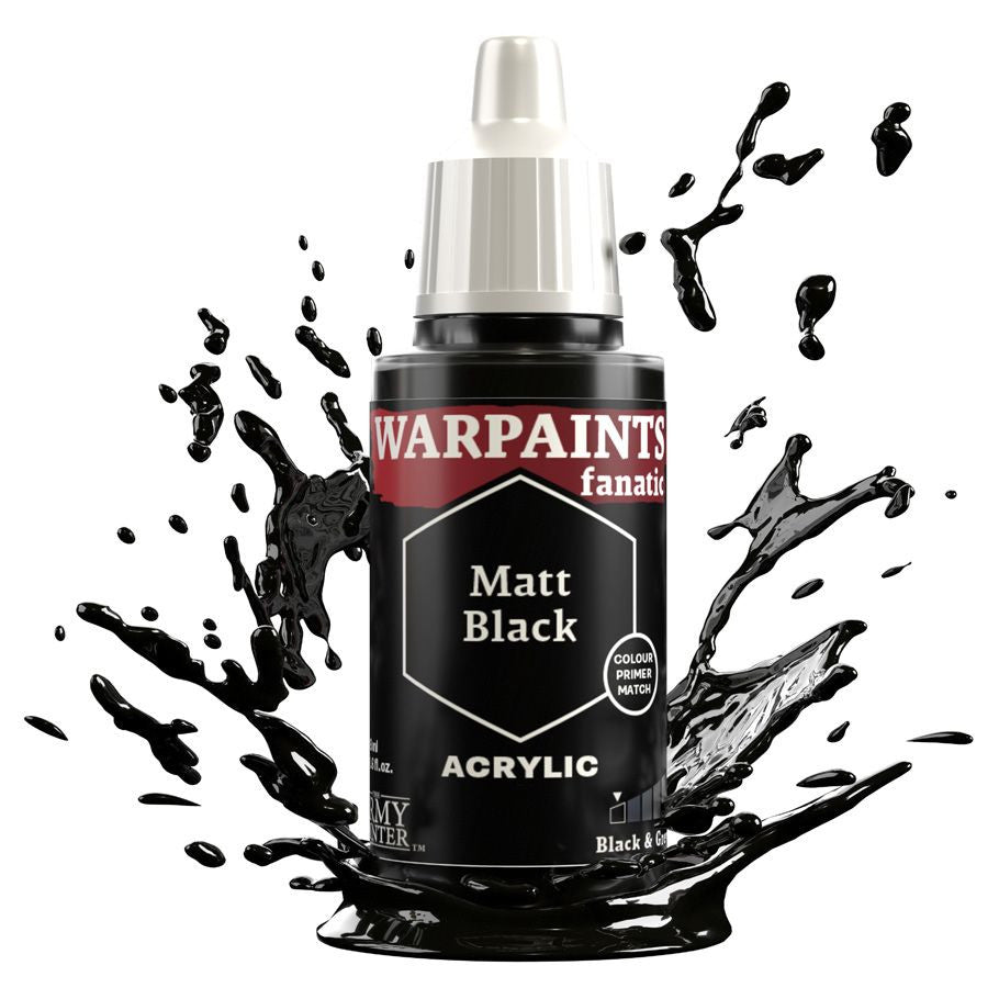 Warpaints: Fanatic: Matt Black 18ml