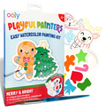 Playful Painters: Easy Watercolor Painting Kit - Merry & Bright