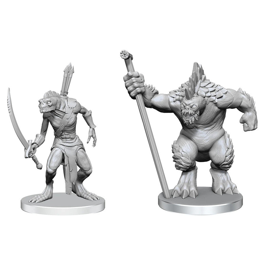 Pathfinder Minis: W26 Xulgath Skirmisher & Stoneliege