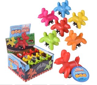 PULL BACK BALLOON DOG