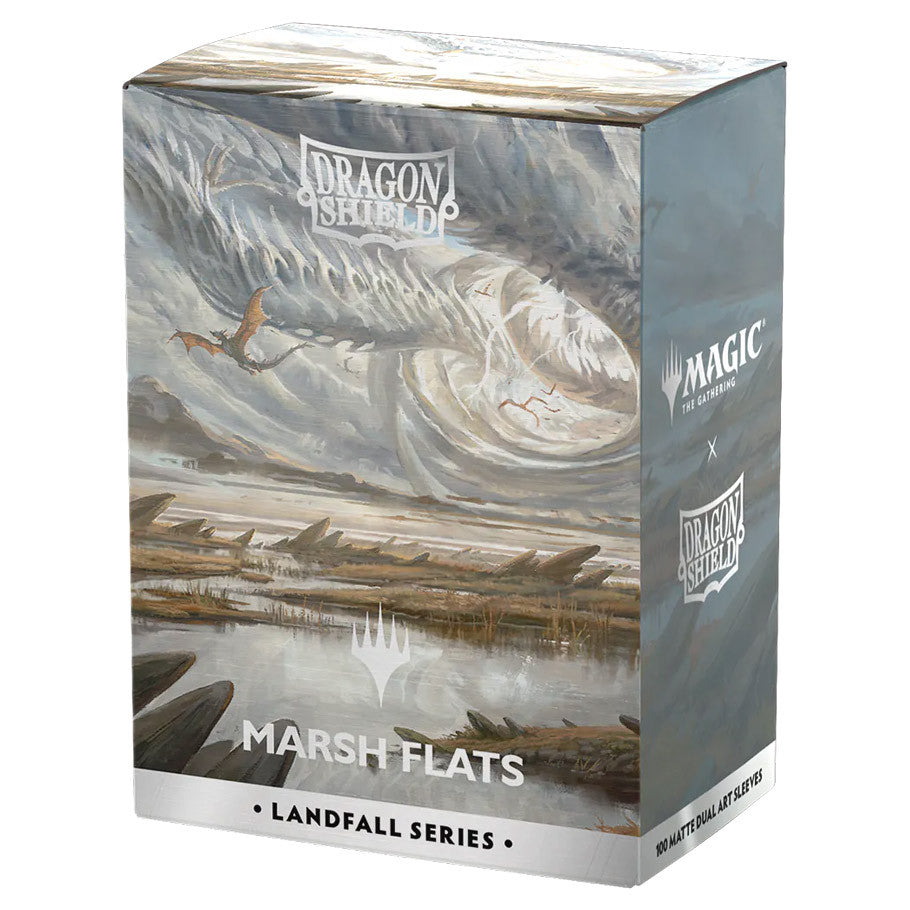 Card Sleeves: Art: Dual Matte: Magic the Gathering: Landfall Series: Marsh Flats (100)