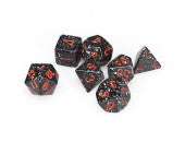 Space Speckled Poly 7 dice set
