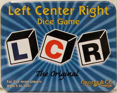 L-C-R Deluxe Metal Tin Blue