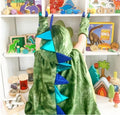 Dragon Cape with Claws, Green/Blue,  Size 5-6
