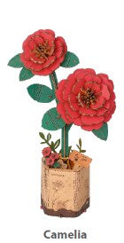 Camelia Wooden Flower Kit