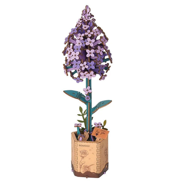 Lilac Wooden Flower Kit