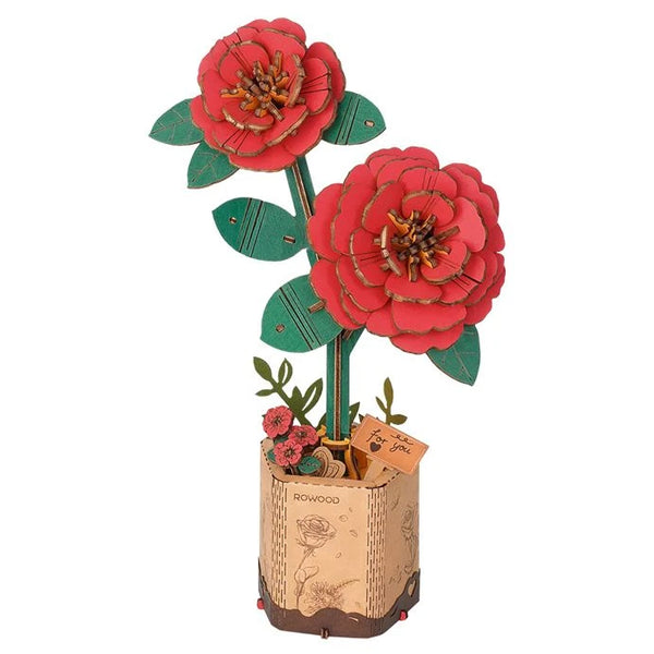 Camelia Wooden Flower Kit