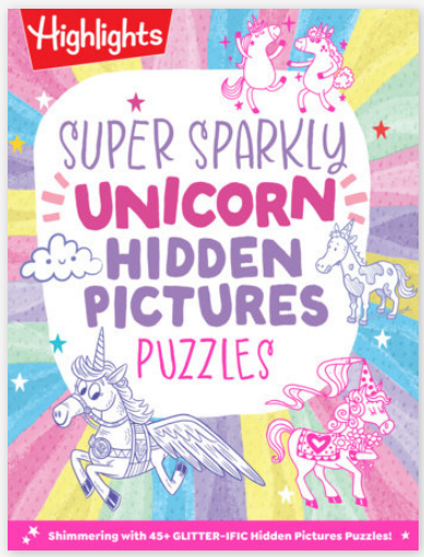 Super Sticker Unicorn Hidden Pictures