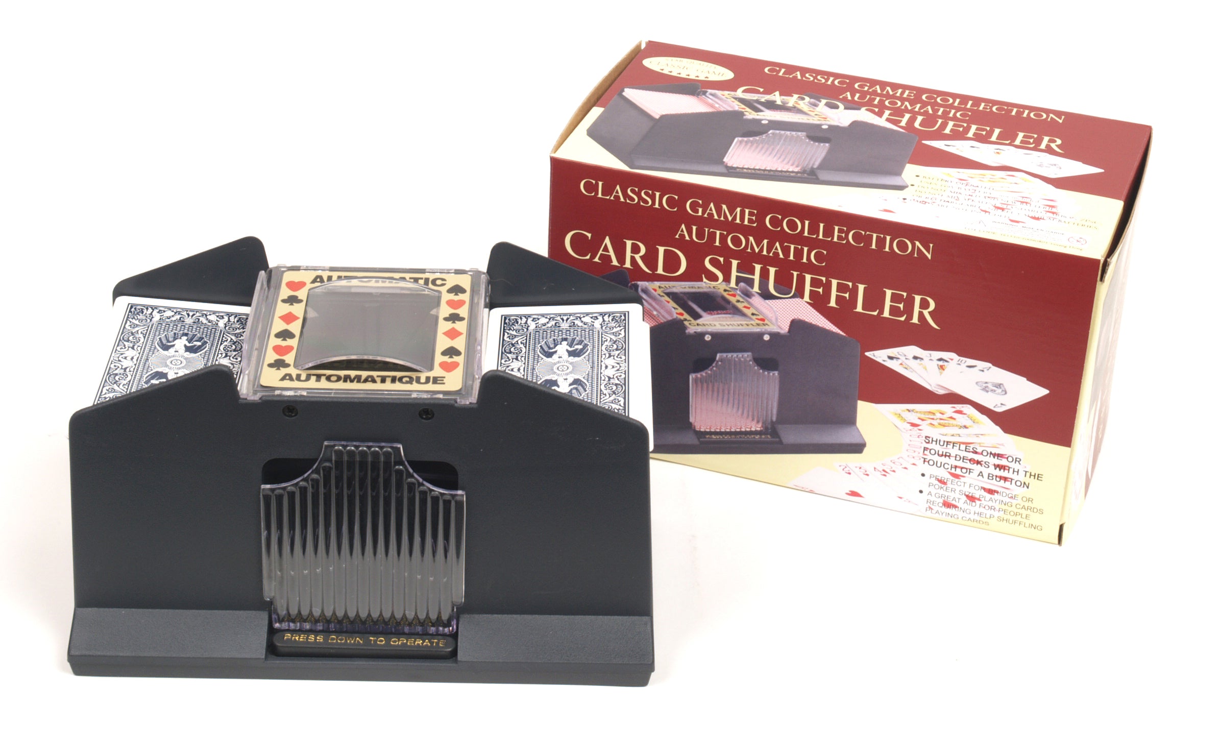 4 Deck Battery Operated Card Shuffler