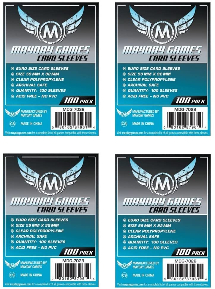 Card Sleeves: Mayday 100ct sleeve Euro 59 x 92mm