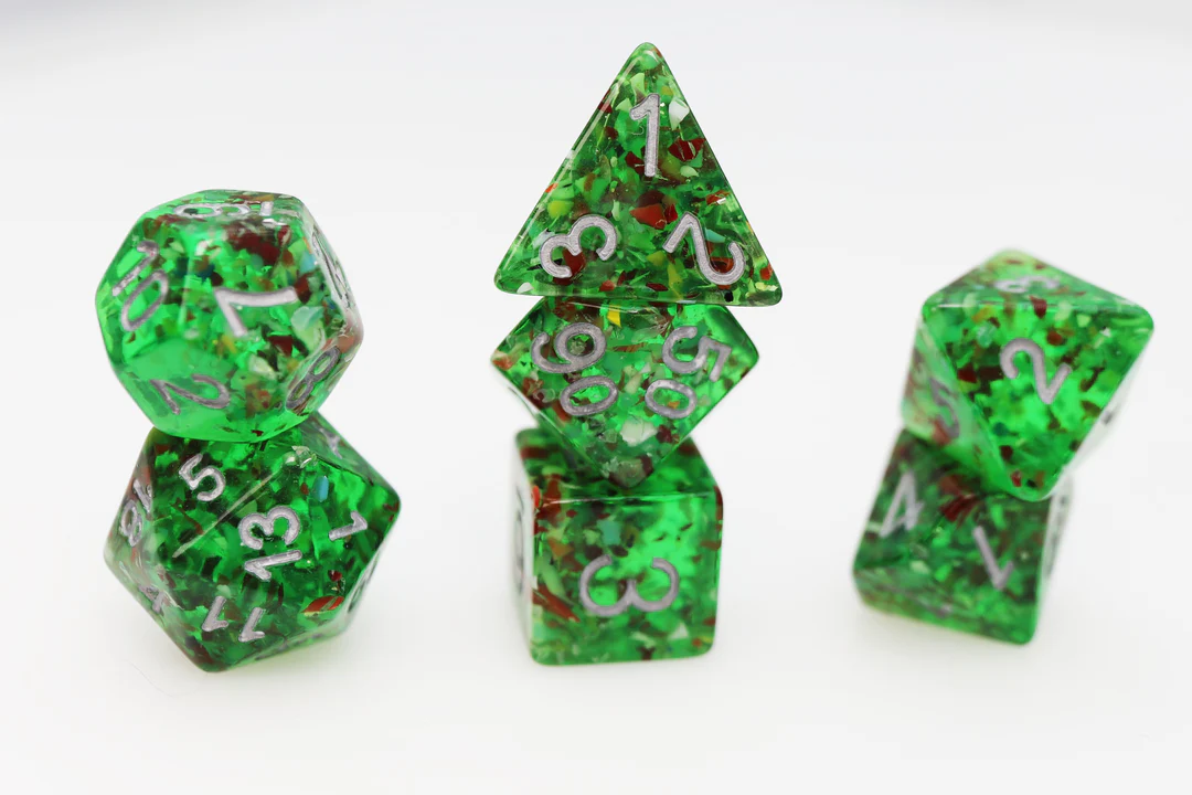 Mossy Mound Poly 7 Dice Set