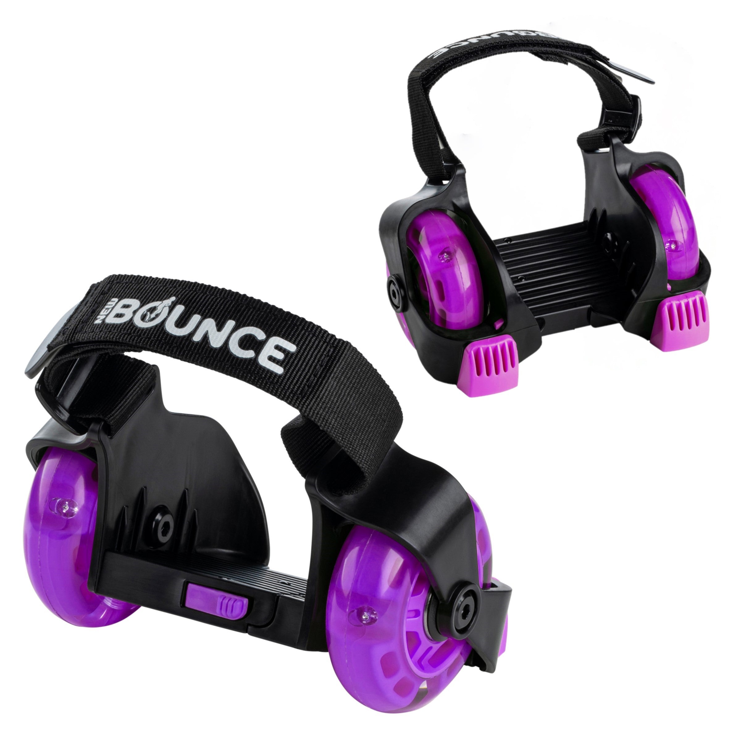 Heel Wheels with Flashing Lights - Purple