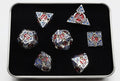 Watchful Oculus Metal Poly 7 Dice Set