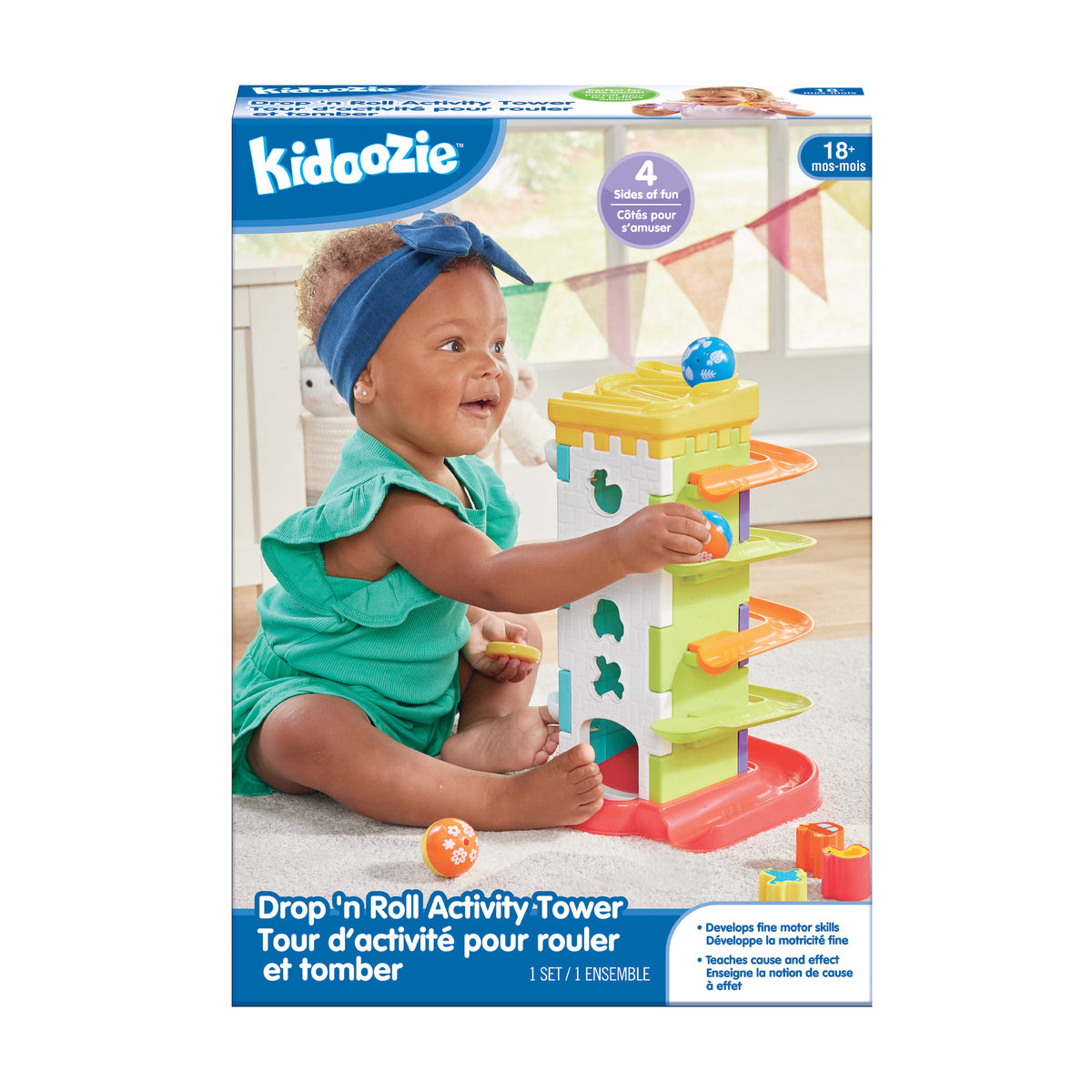 Drop 'n Roll Activity Tower
