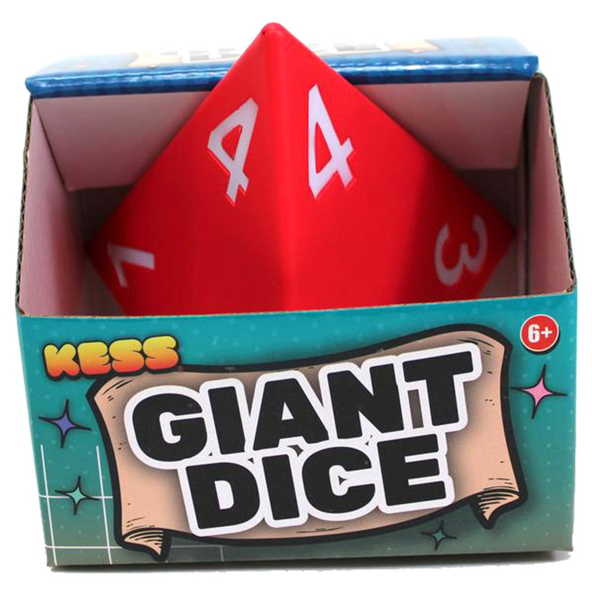 Giant Foam Dice: d4 Red