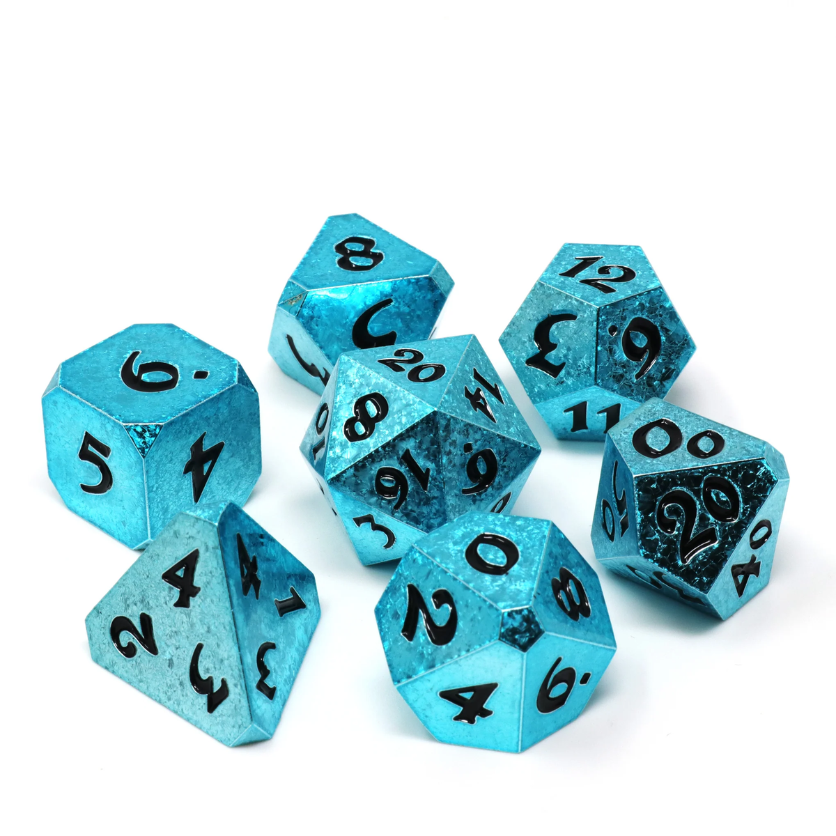Glacial Requiem Poly 7 Dice Set