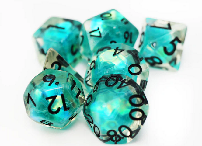 Siren Sparkle Poly 7 Dice Set