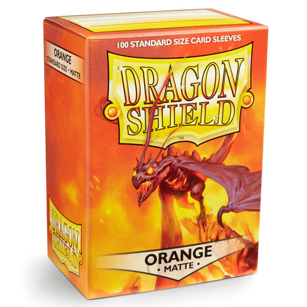 Card Sleeves: Dragon Shields: (100) Matte Orange