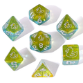 Wyrmforged Rollers - Rounded Resin Polyhedral Dice - Rubber Ducky