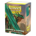 Card Sleeves: Dragon Shield: Dual Matte: Power & Copper (100)