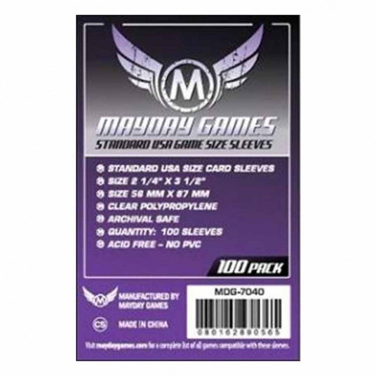 Mayday 100ct Sleeve Standard USA  56 X 87mm