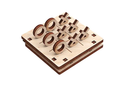 Travel Tic-Tac-Toe Wooden Kit