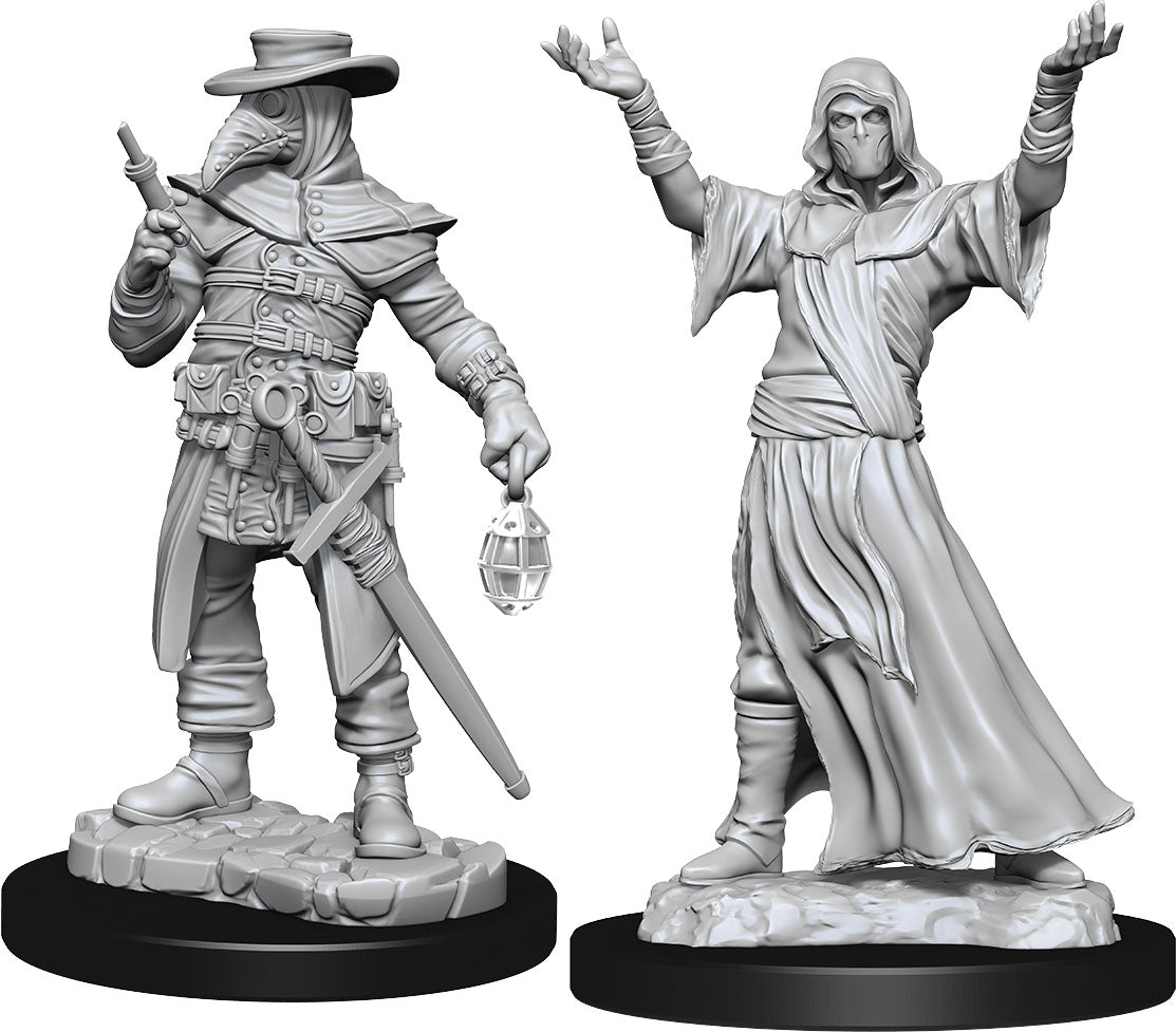 Deepcuts Minis: W15 Plague Doctory & Cultist