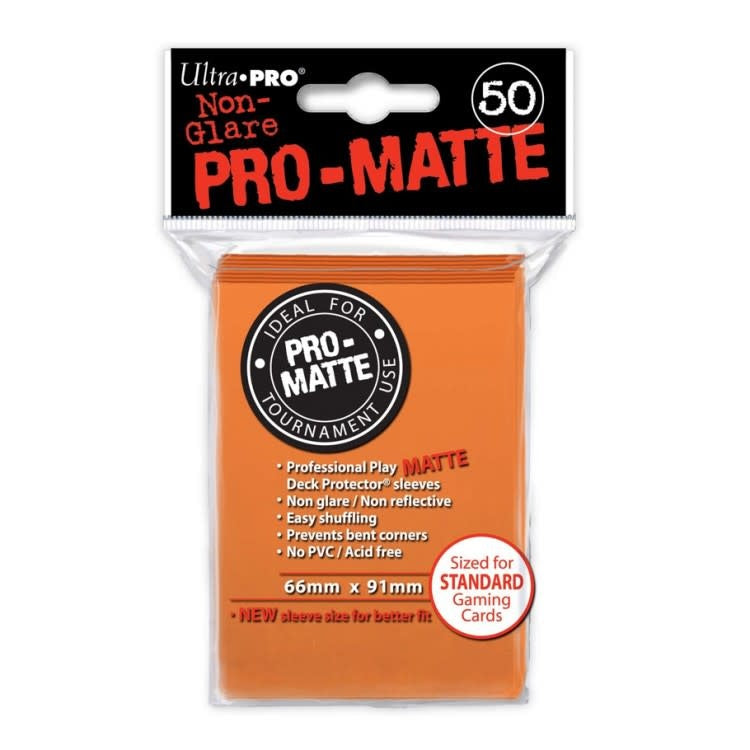 PRO-Matte 50ct Sleeve Orange
