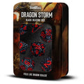 Dragon Storm: Black Dragon Scales: Poly 7 Dice Set