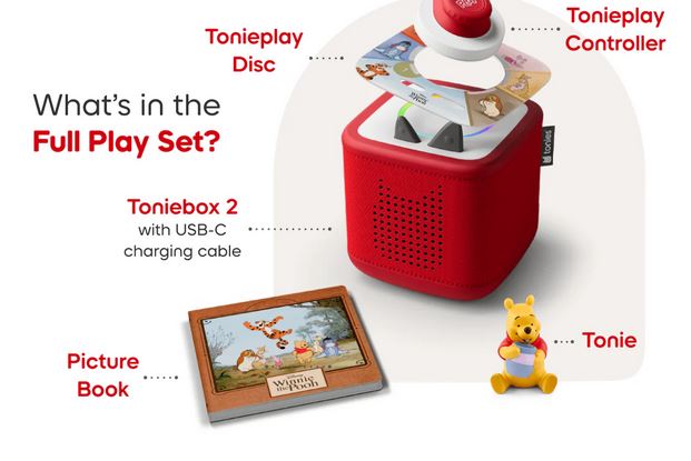 Toniebox 2 Play Set - Sky Blue - Winnie the Pooh